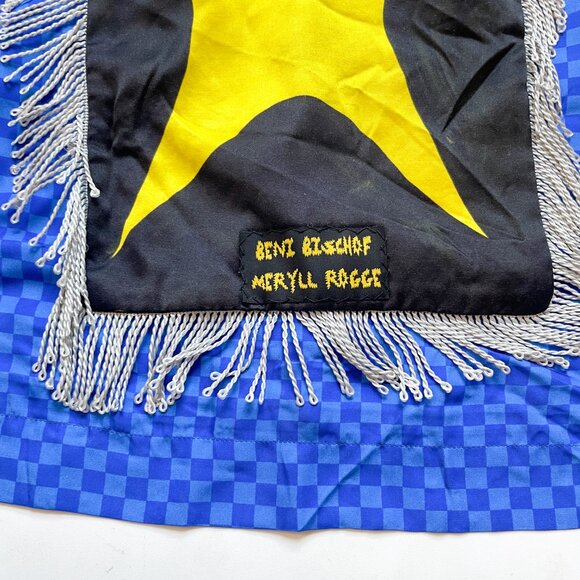 Meryll Rogge x Beni Bischof Totalizing Graphic Tee Blue Size FR 40 US 6 NEW flaw - Picture 4 of 13